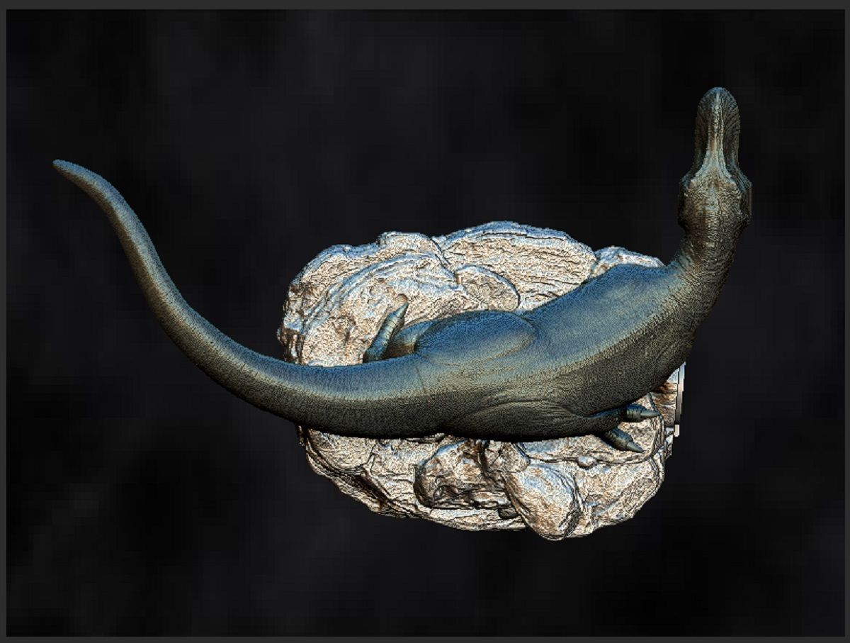 3D Print Model Jurassic Park Tyrannosaurus Rex Dinosaur Animal 3D print model_5