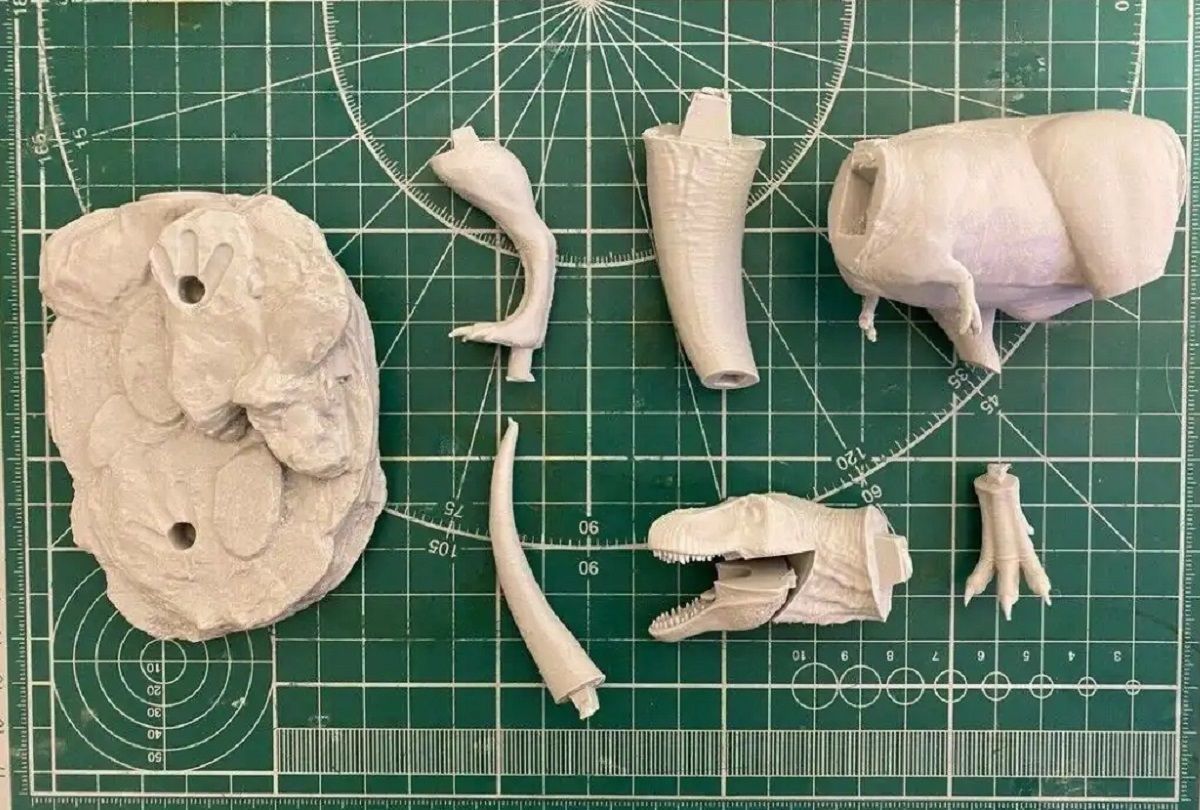 3D Print Model Jurassic Park Tyrannosaurus Rex Dinosaur Animal 3D print model_6