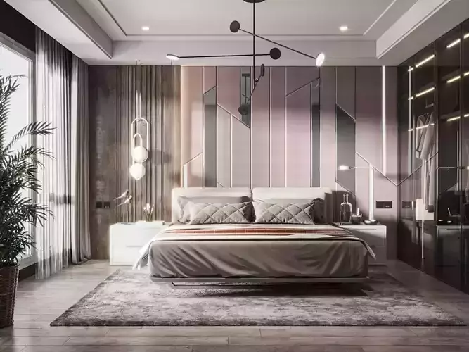 bedroom villa Home Modern decoration