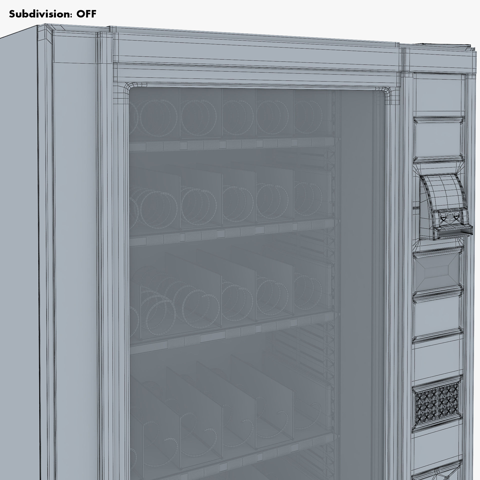 Snack Vending Machine Luce Eco M 1 3D model_26