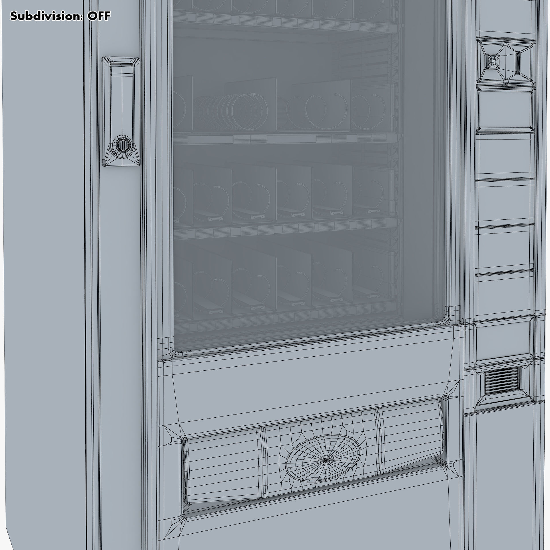 Snack Vending Machine Luce Eco M 1 3D model_28