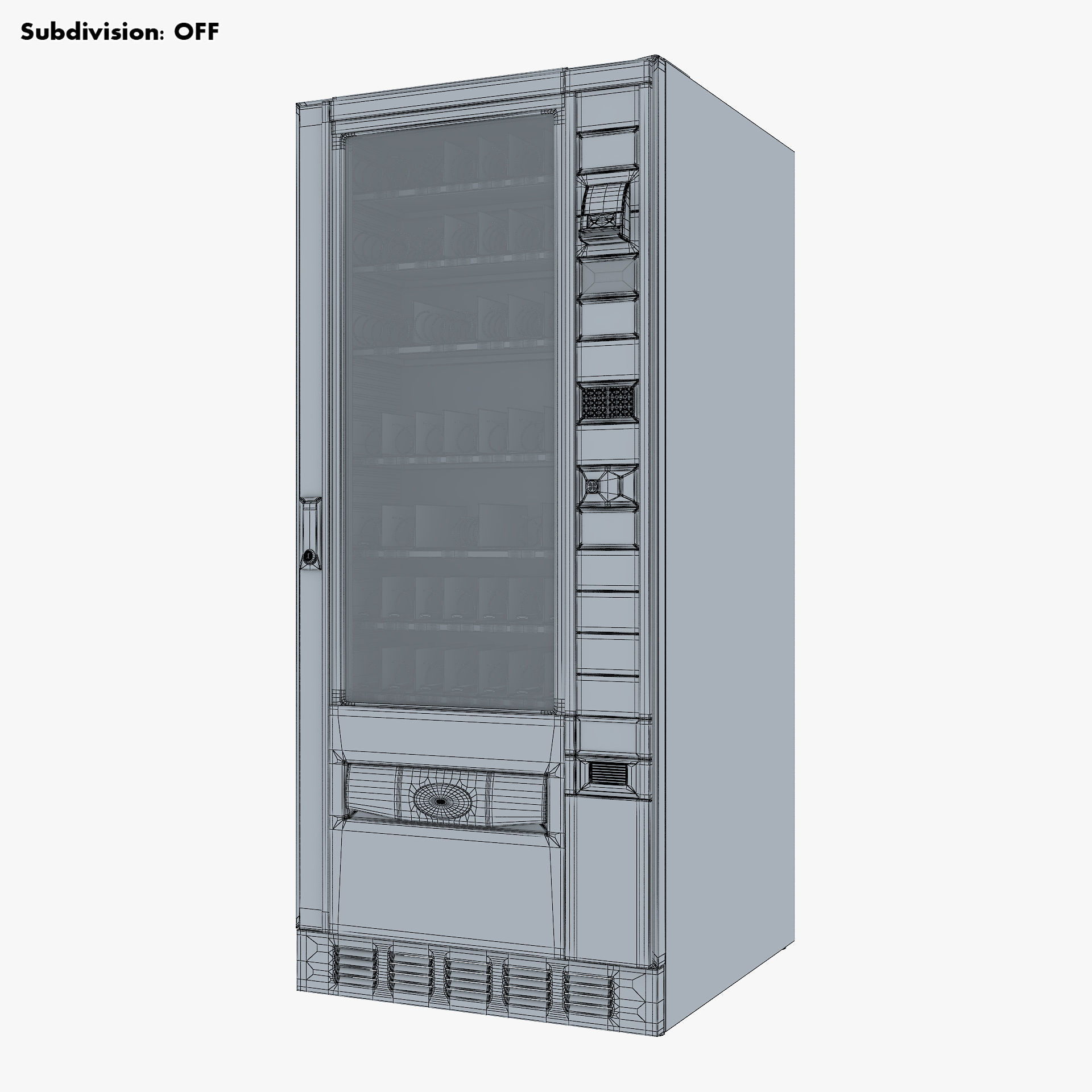 Snack Vending Machine Luce Eco M 1 3D model_12
