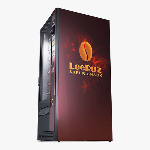 Snack Vending Machine Luce Eco M 1 3D model 6