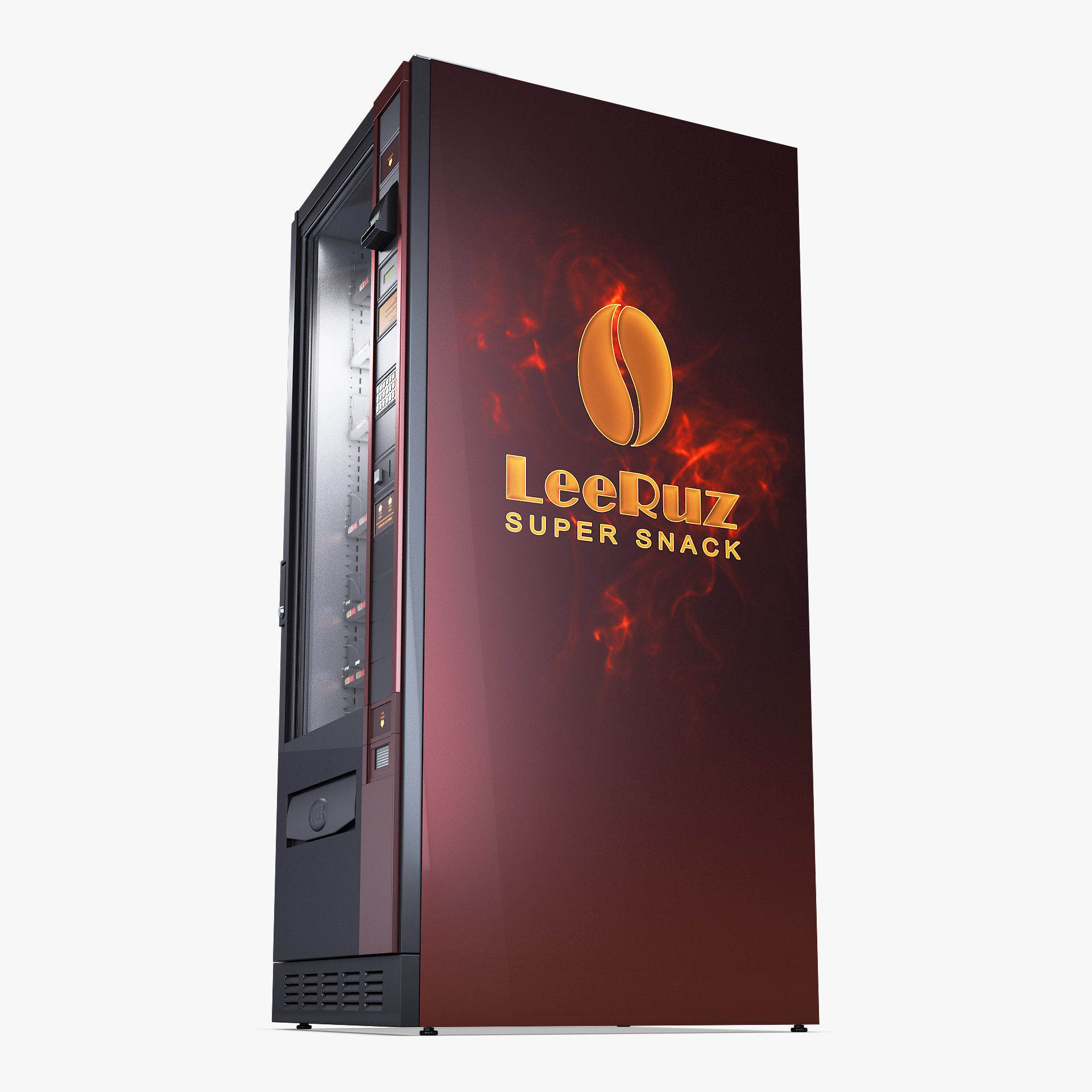 Snack Vending Machine Luce Eco M 1 3D model_5