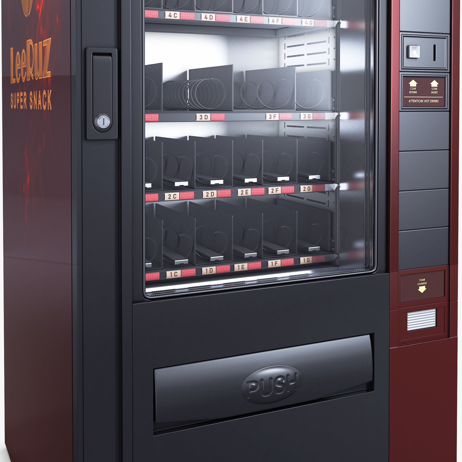 Snack Vending Machine Luce Eco M 1 3D model_8