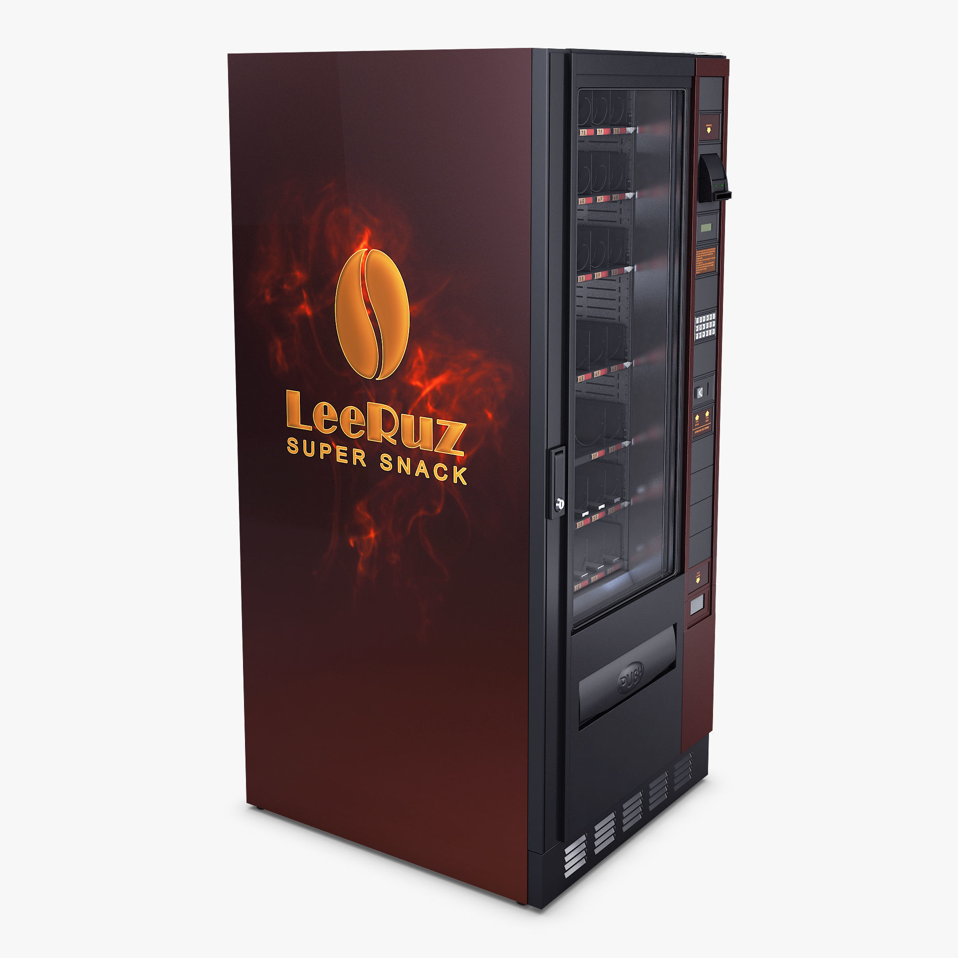 Snack Vending Machine Luce Eco M 1 3D model_2
