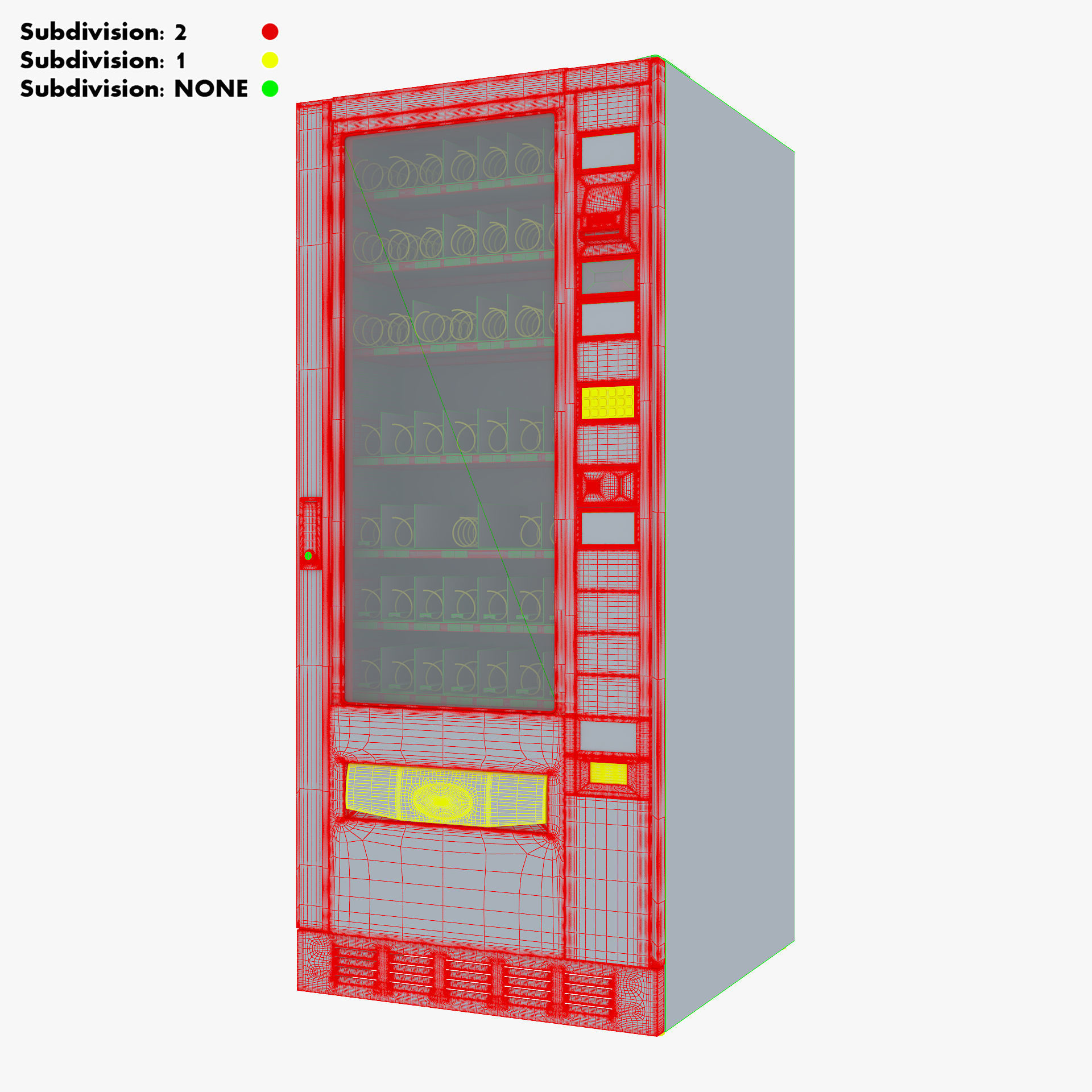 Snack Vending Machine Luce Eco M 1 3D model_35