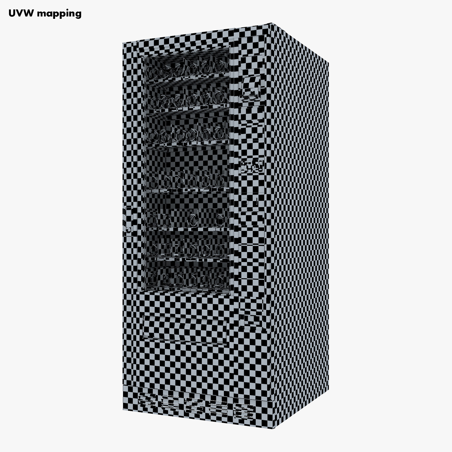 Snack Vending Machine Luce Eco M 1 3D model_33