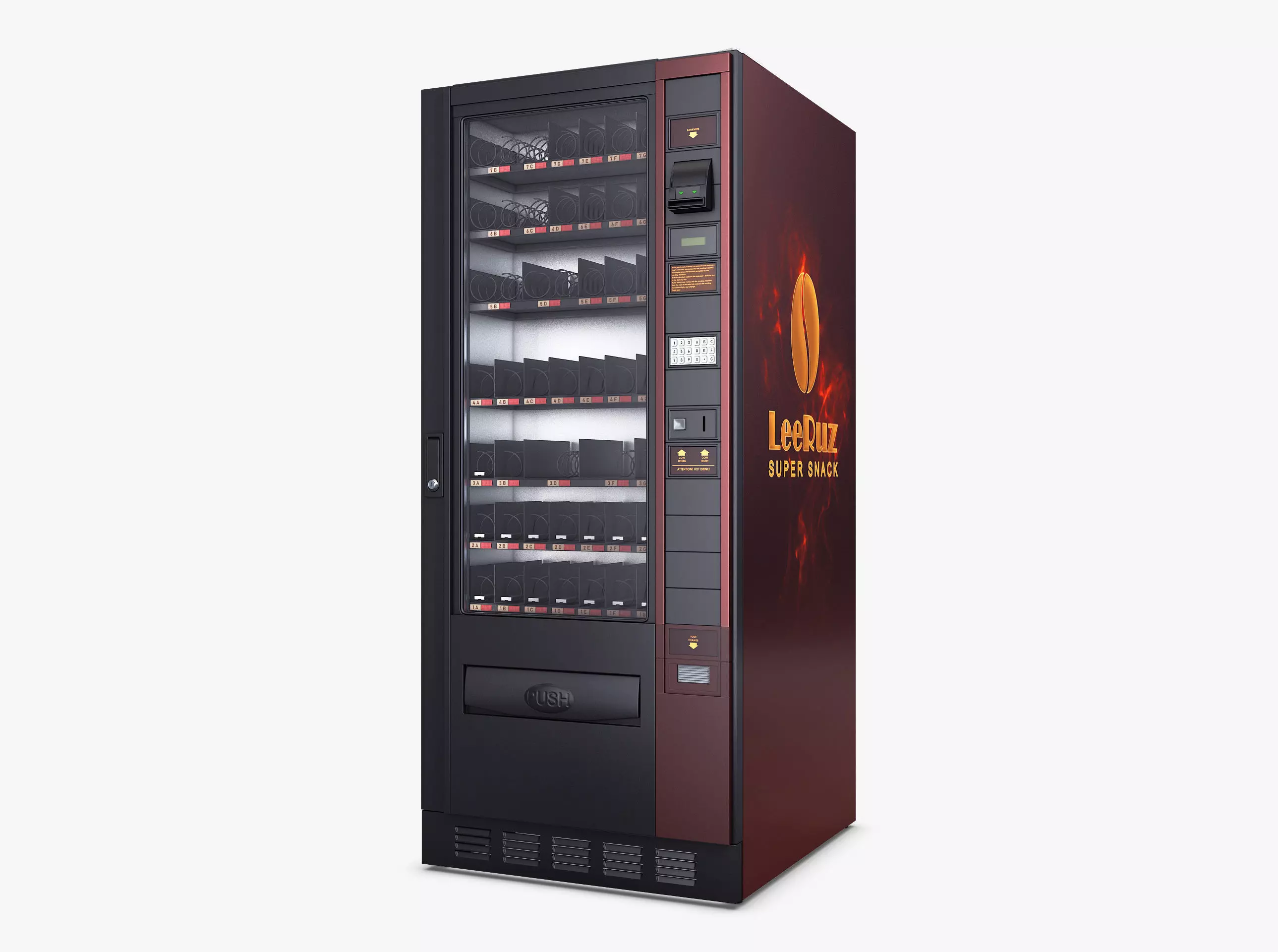 Snack Vending Machine Luce Eco M 1 3D model_0