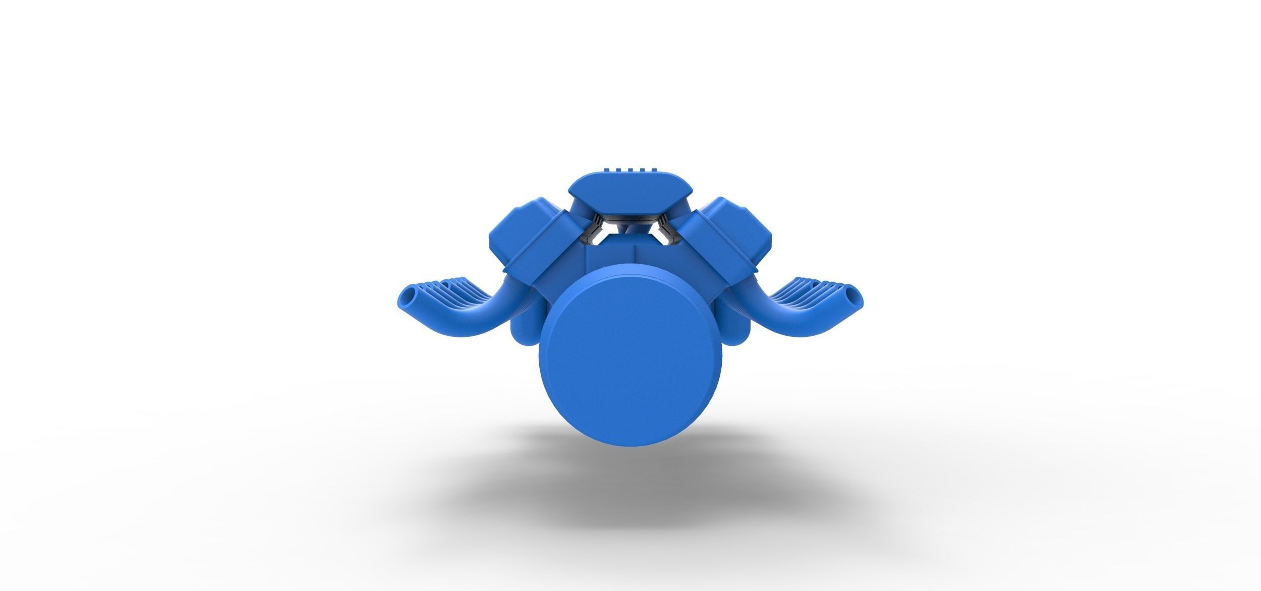 Engine 2 V8 Version 7 Scale 1 to 25 3D print model_11