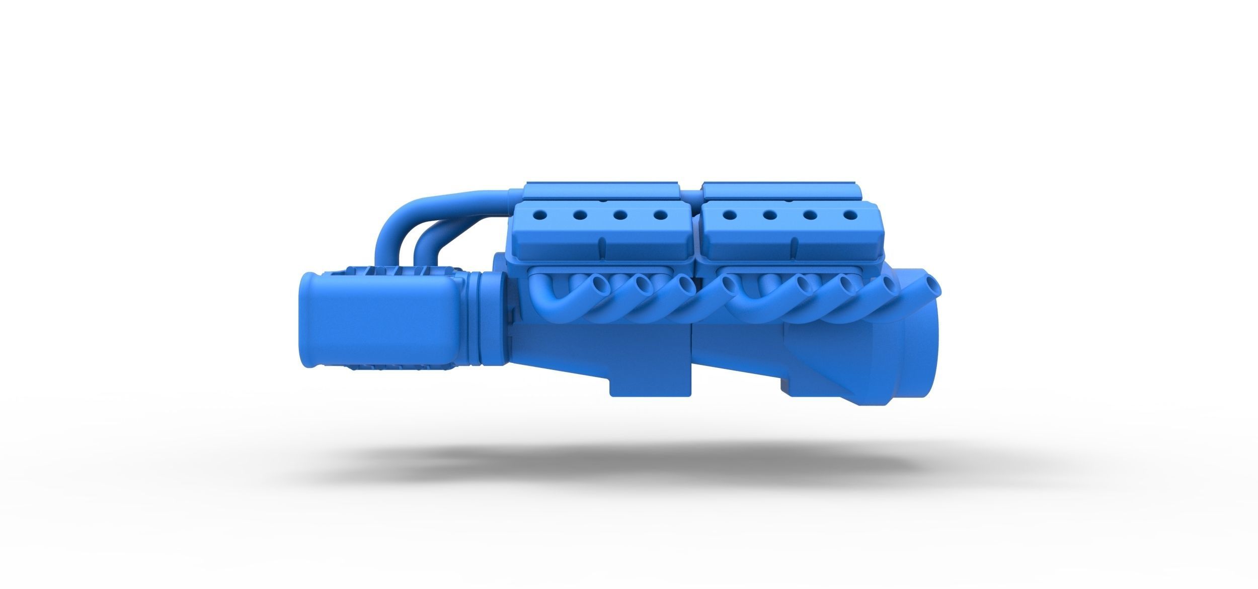 Engine 2 V8 Version 7 Scale 1 to 25 3D print model_7