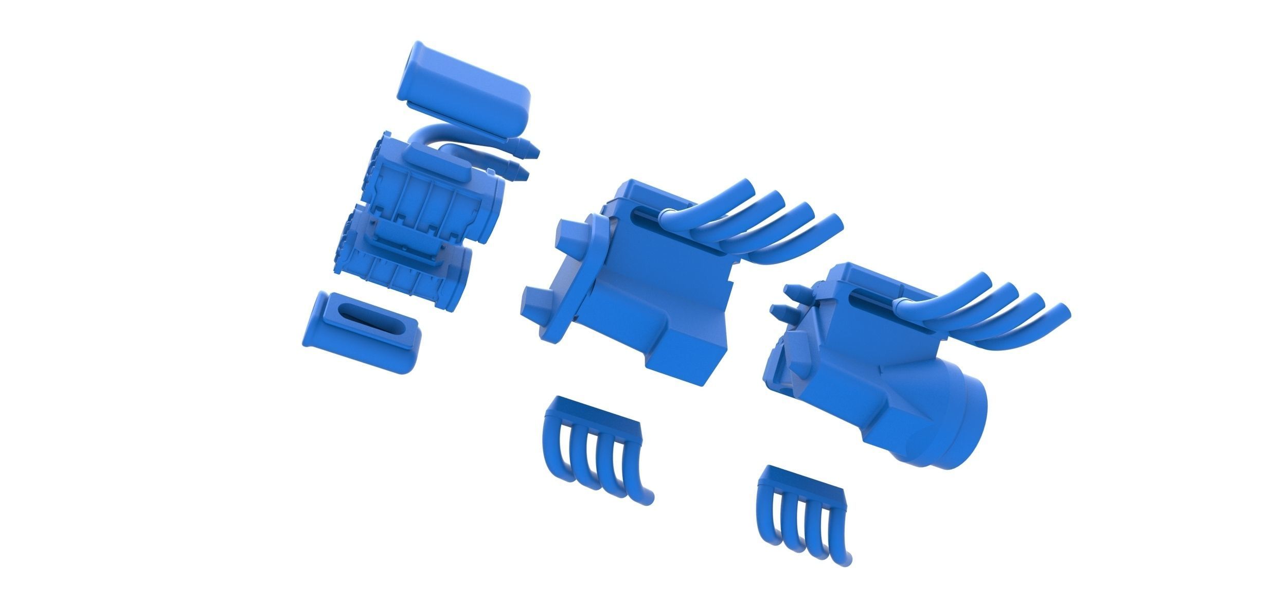 Engine 2 V8 Version 7 Scale 1 to 25 3D print model_15