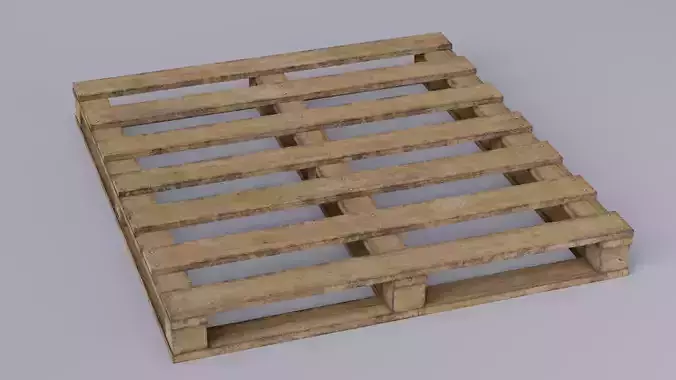 Industrial wooden pallet