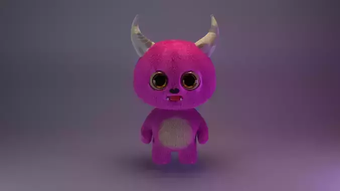 3D Cute Monster Character