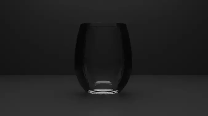 Oval Glass Cup