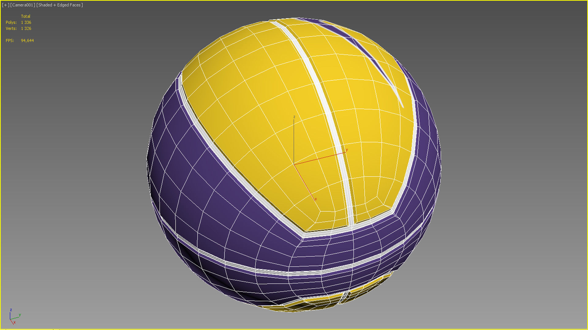 Basketball ball set 001 3D model_8