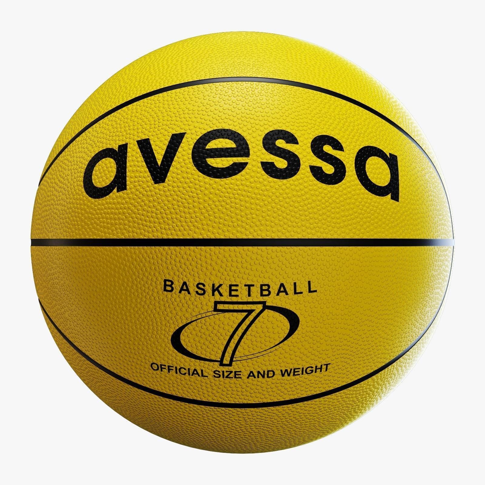 Basketball ball set 001 3D model_1