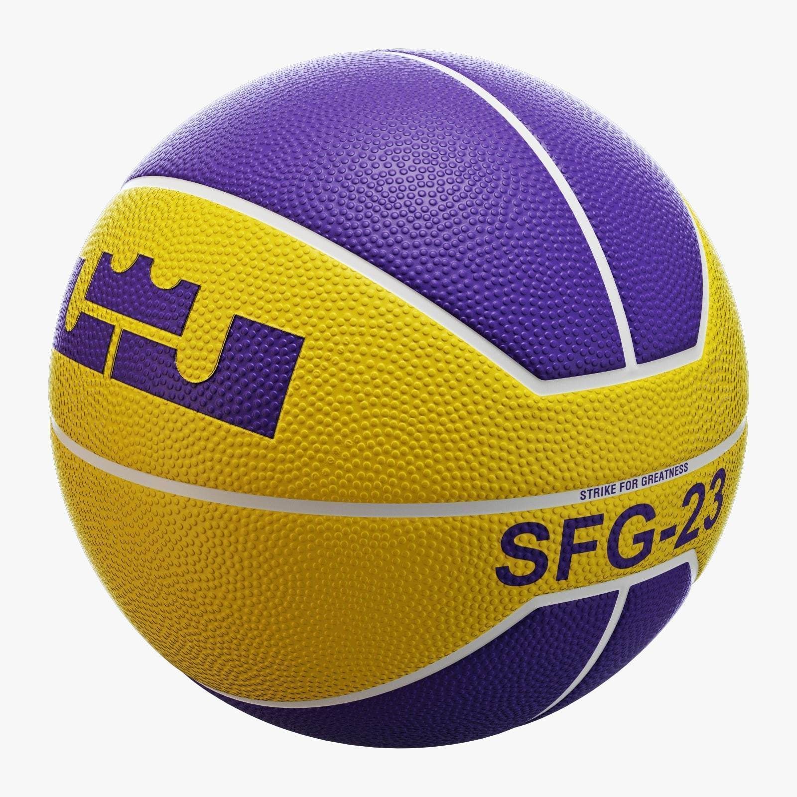 Basketball ball set 001 3D model_6