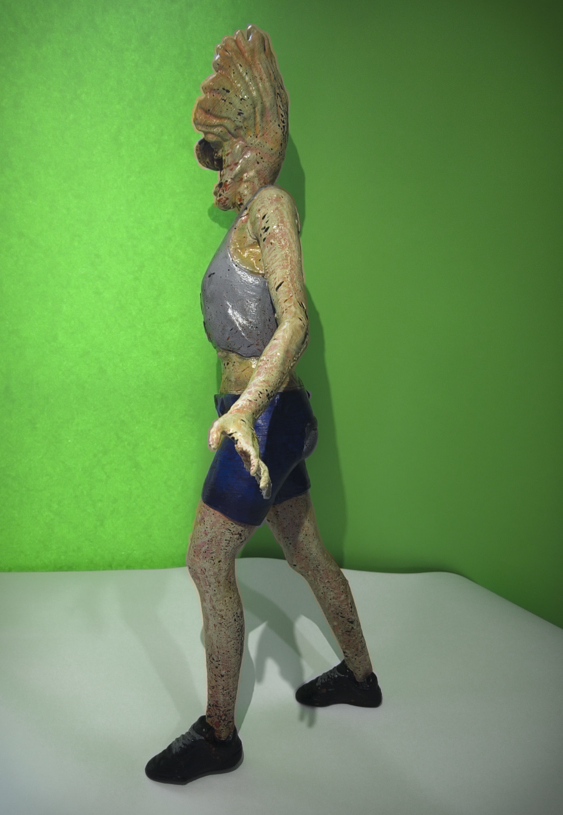 STATUE CLICKER FEMALE 3D print model_2