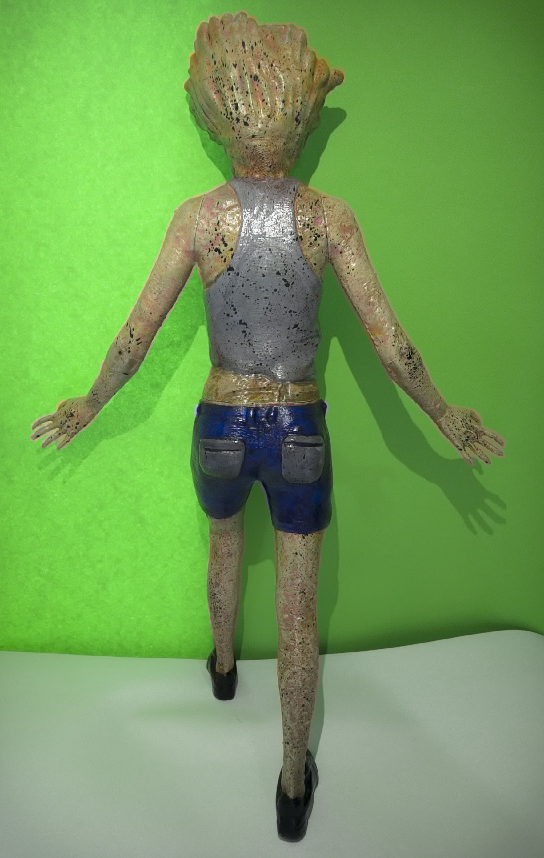 STATUE CLICKER FEMALE 3D print model_3