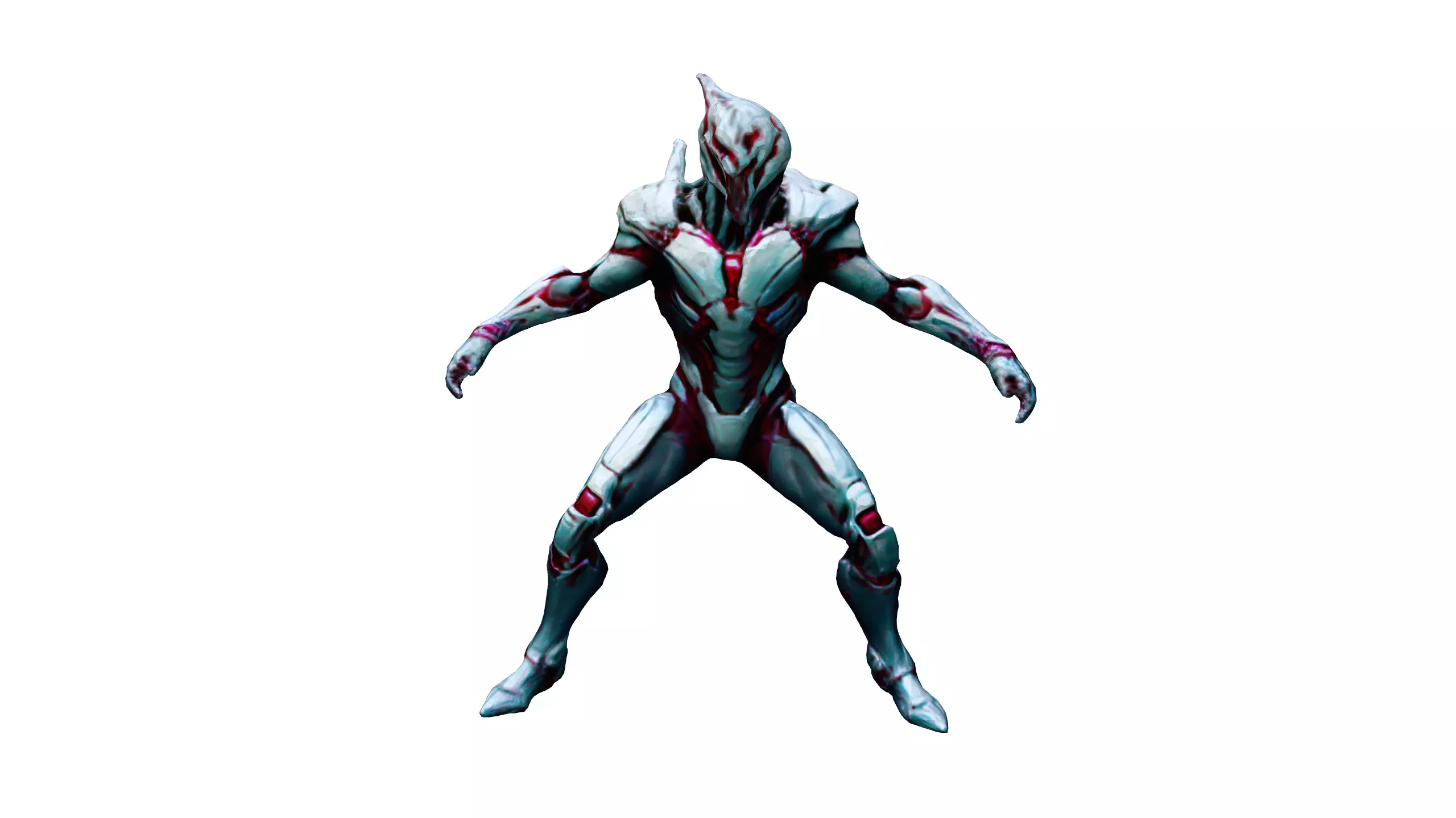 Cyber Sentinel - Futuristic Warrior 3D model 3D model