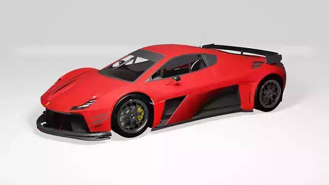 Ferrari 296 GTB GT3 3D model