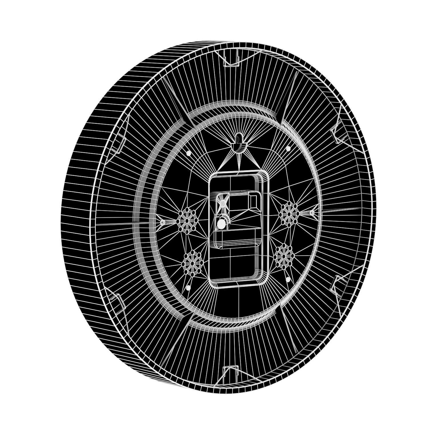 Clock animation 24 hours 3D model_5