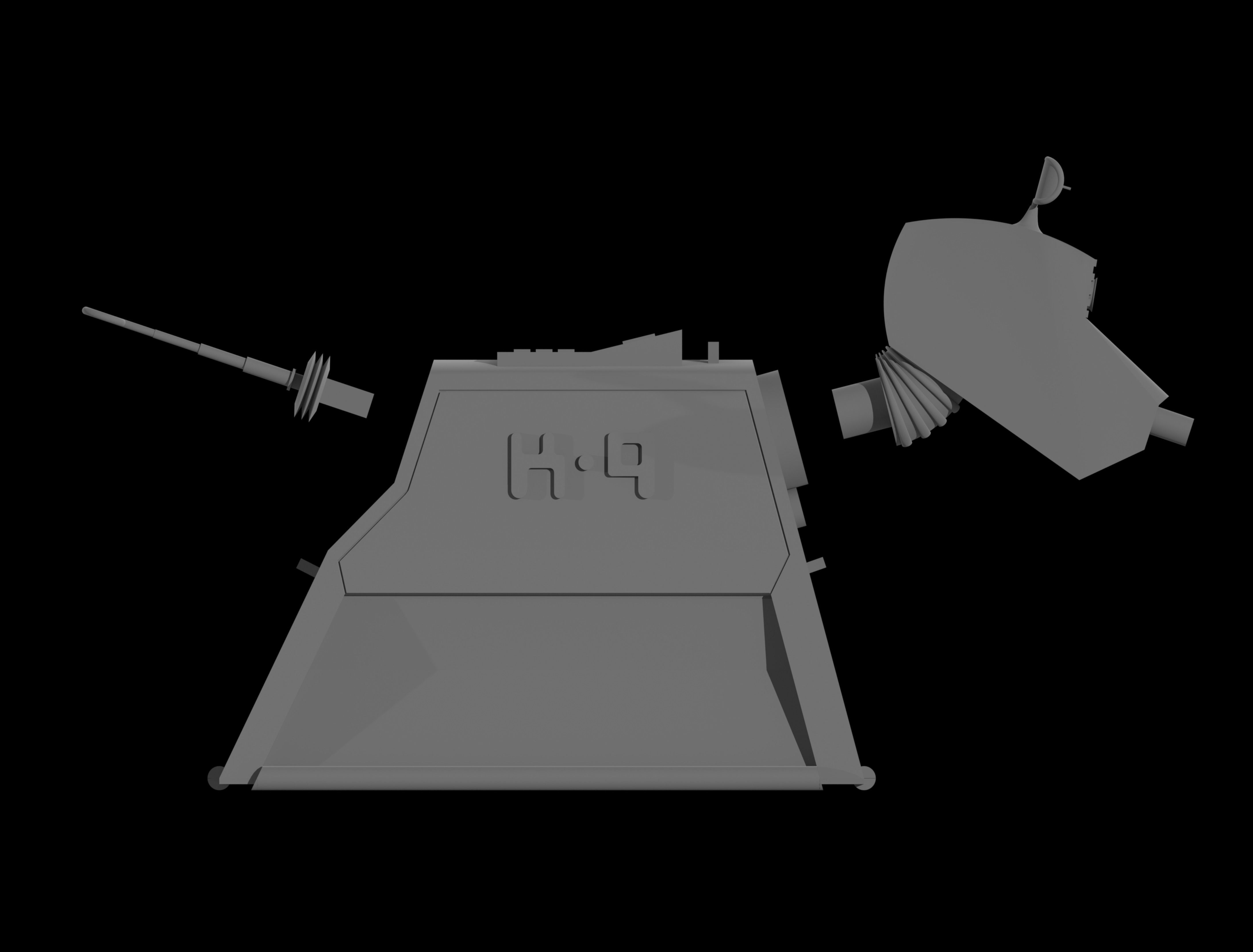 K9 - 40mm Miniature -  3D print model_1