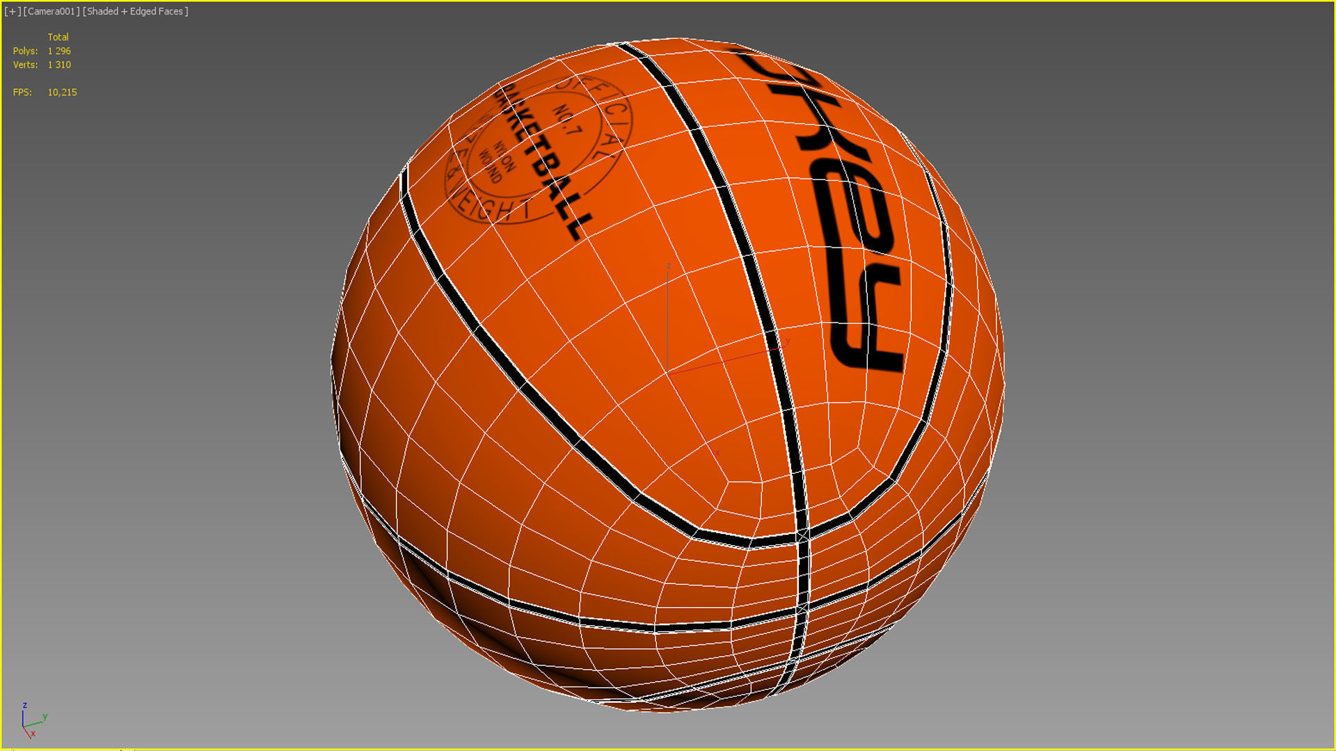 Basketball ball set 004 3D model_9