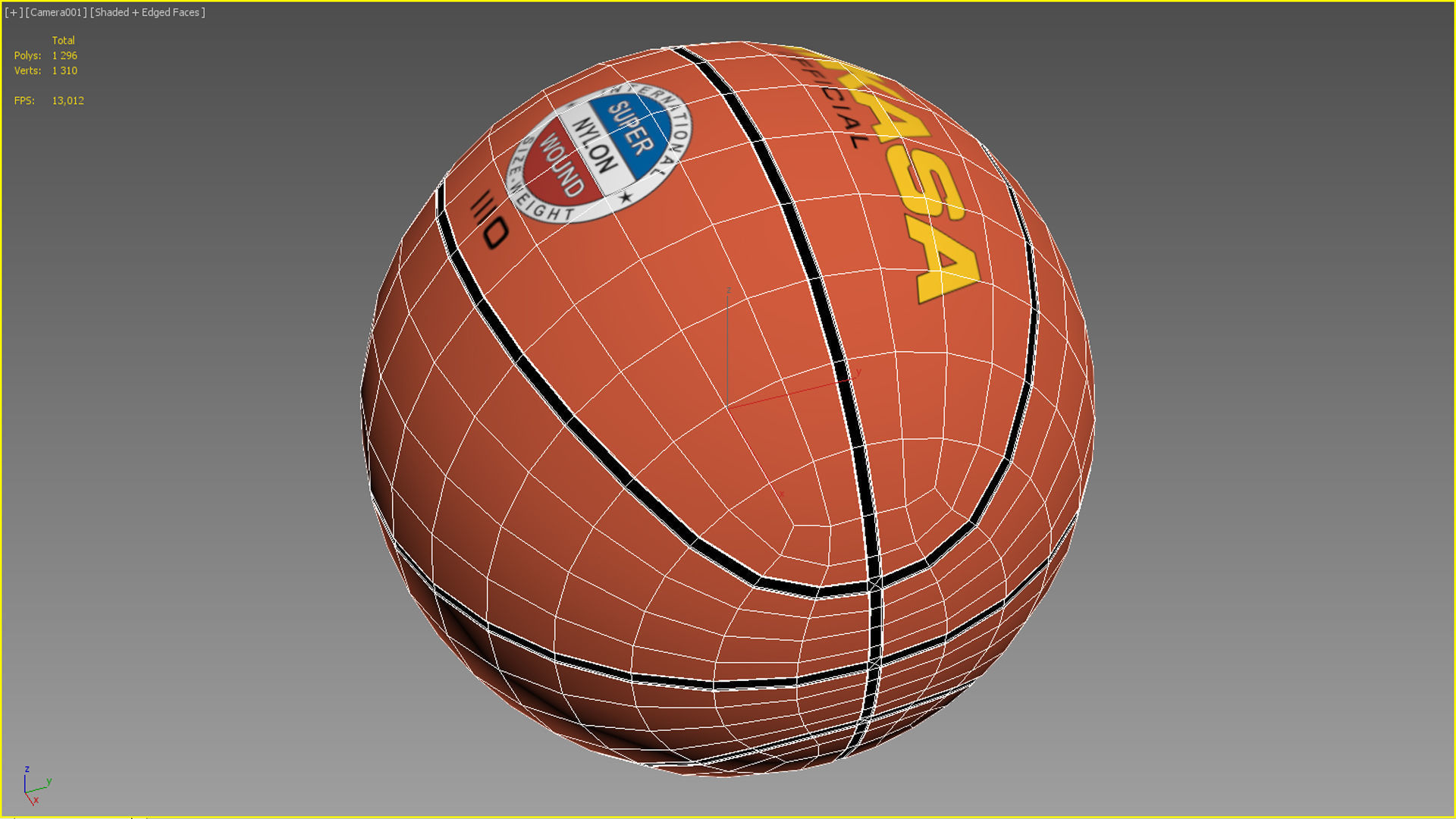 Basketball ball set 004 3D model_10