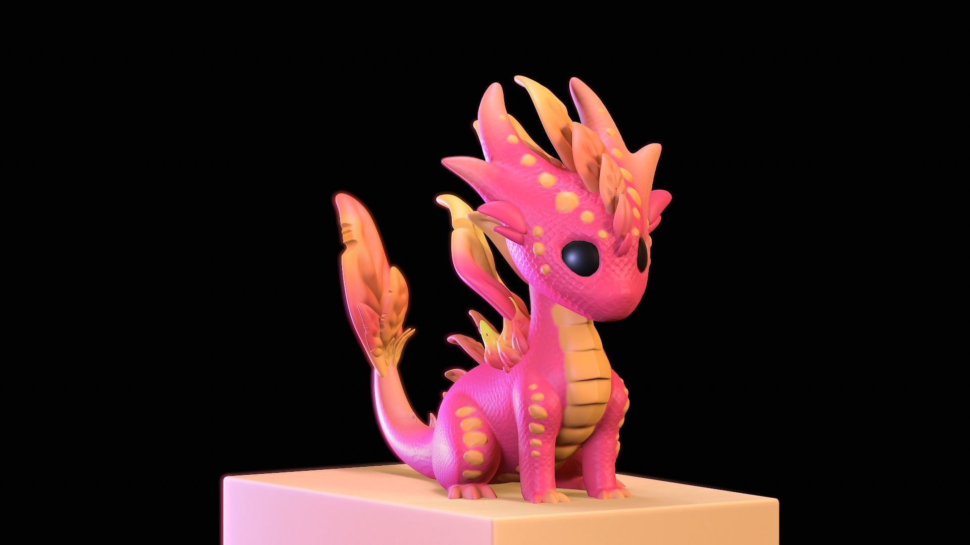 Magical Baby Dragon 3D print model_7