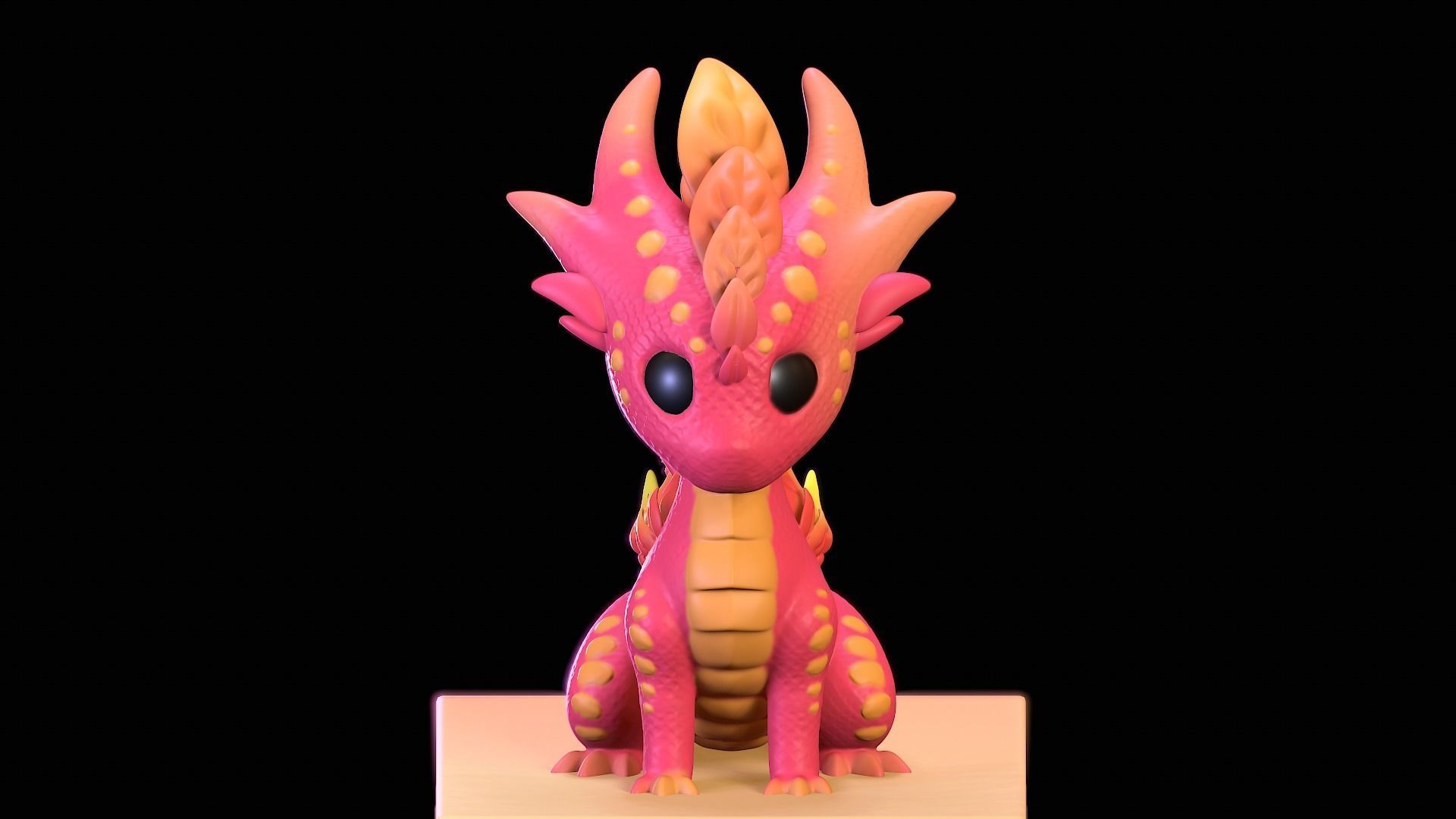 Magical Baby Dragon 3D print model_8