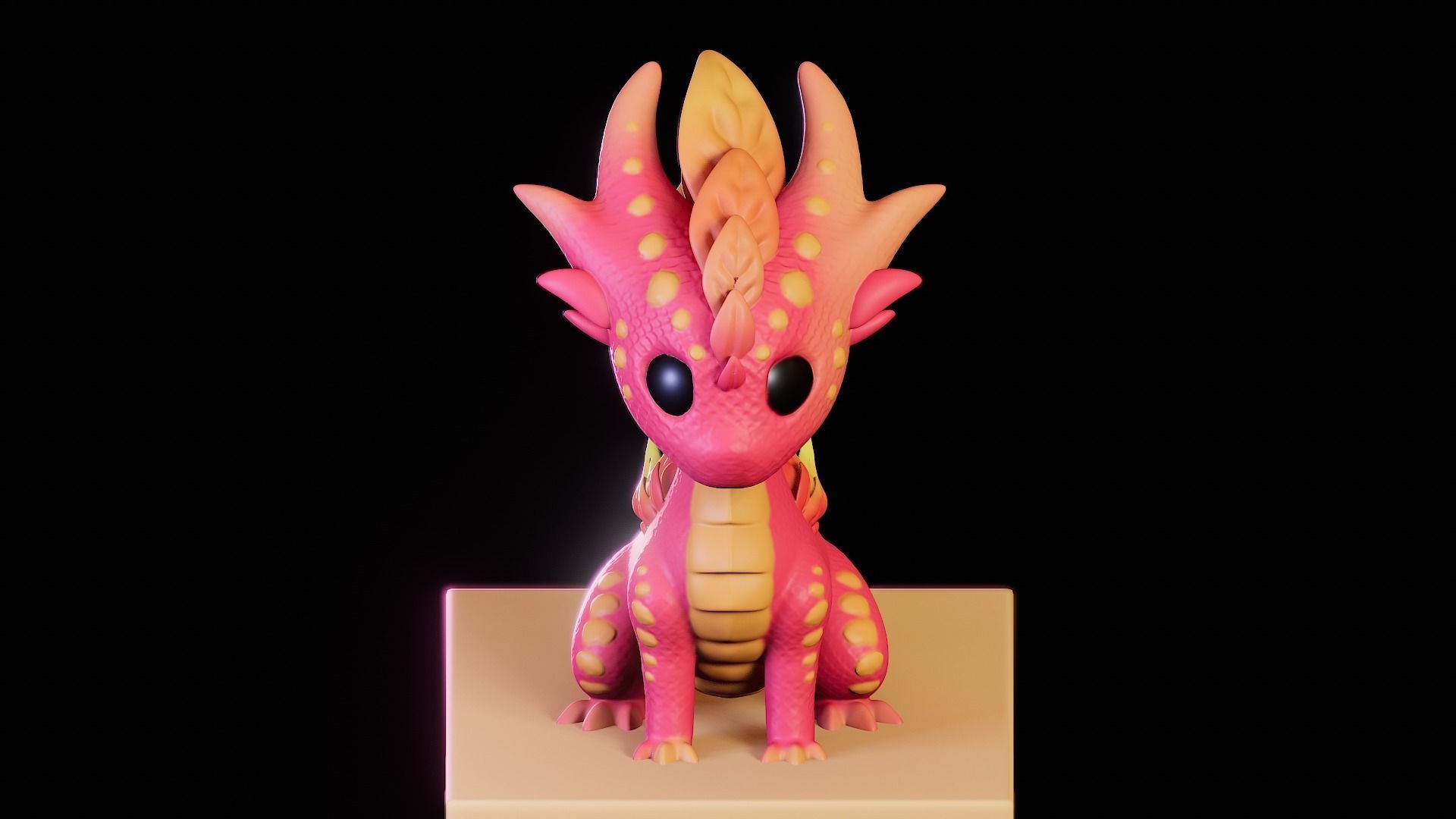 Magical Baby Dragon 3D print model_1