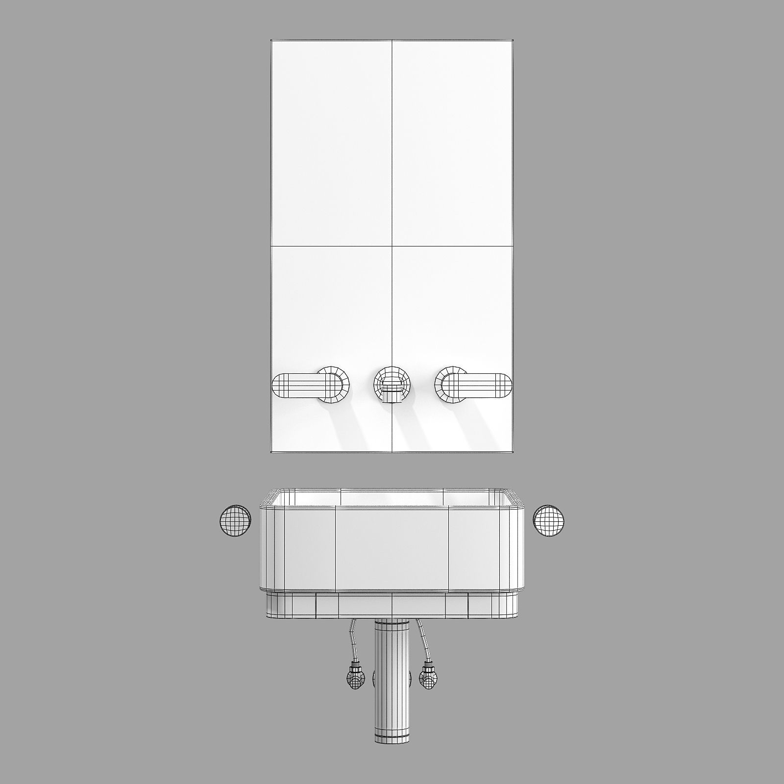 Ceramica flaminia miniwash MVL70 MWS40 3D model_6