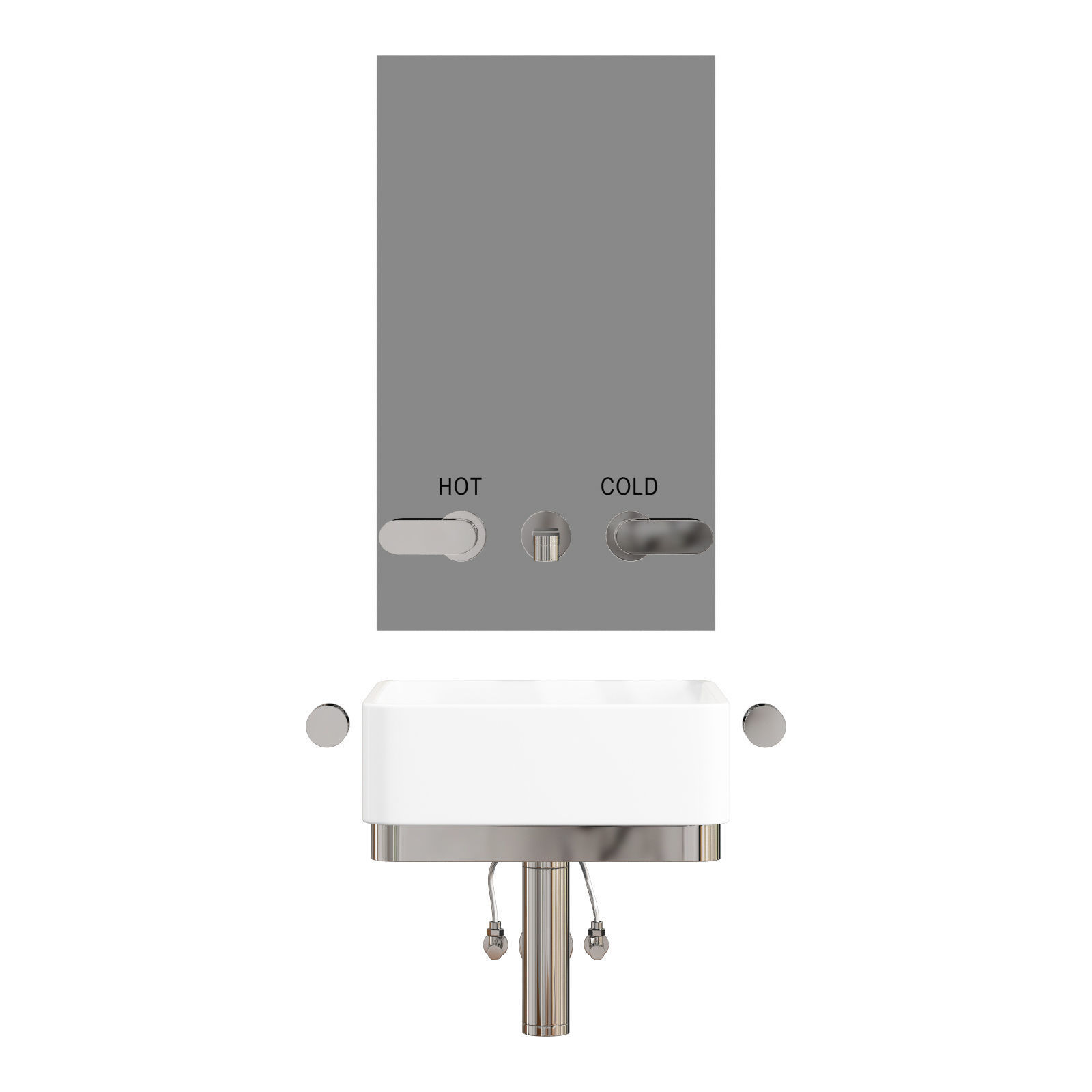 Ceramica flaminia miniwash MVL70 MWS40 3D model_2