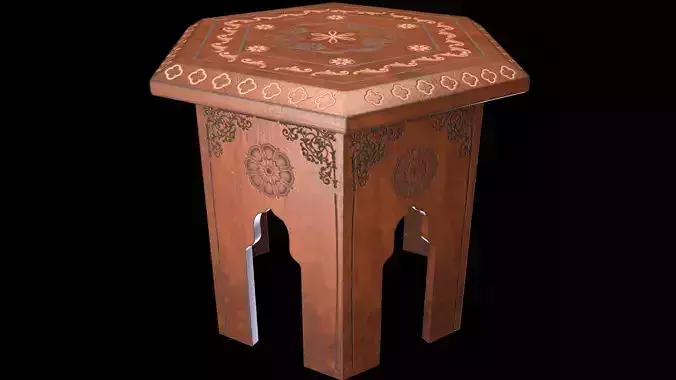 Arabic side table