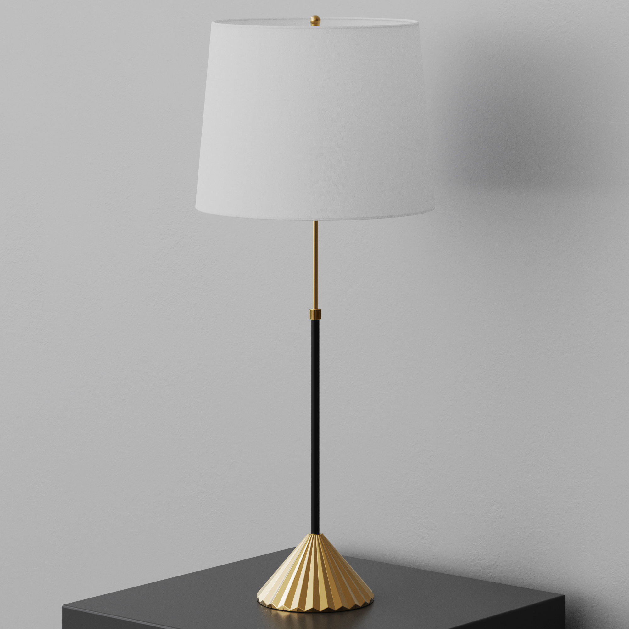 Table lamp Louvre Home Monty 3D model_11