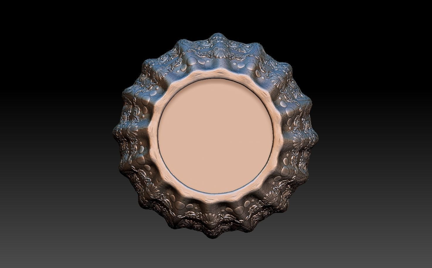 HM Succulent Flower Pot 004 3D print model_11