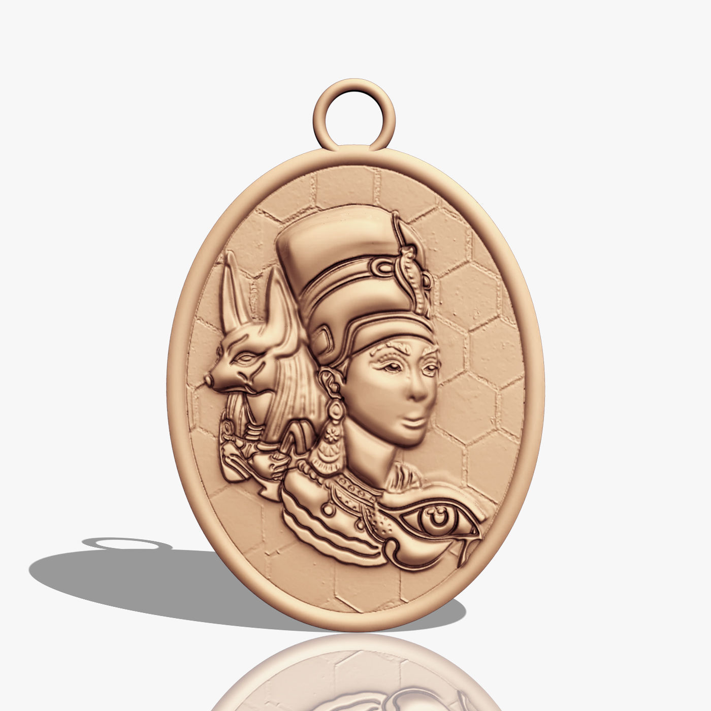 Ancient Egyption Pendant 3D print model_12