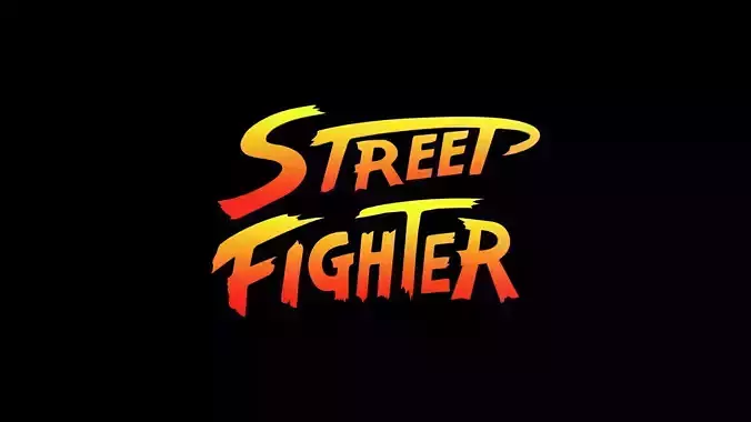 LOGO001 Street Fighter 3D model