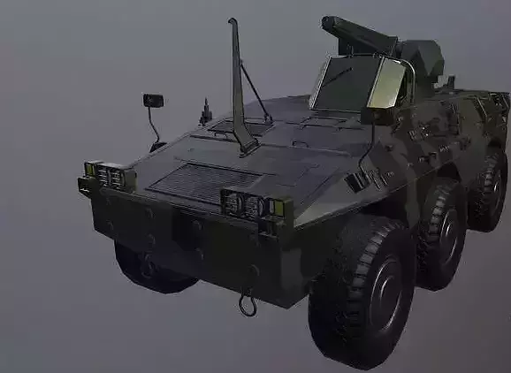 Puma 6x6 PBR 3D model