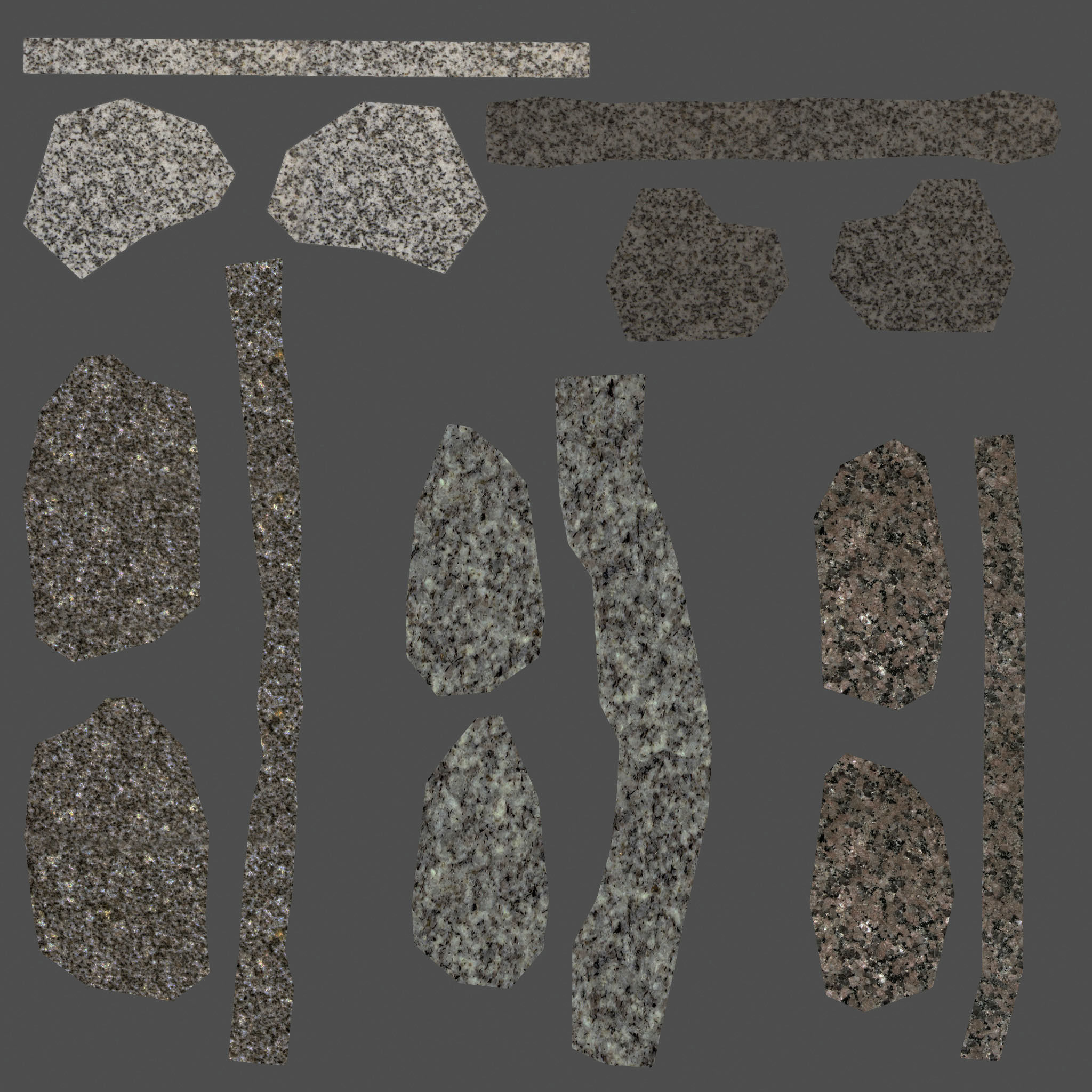 Garden seating area 3D model_30