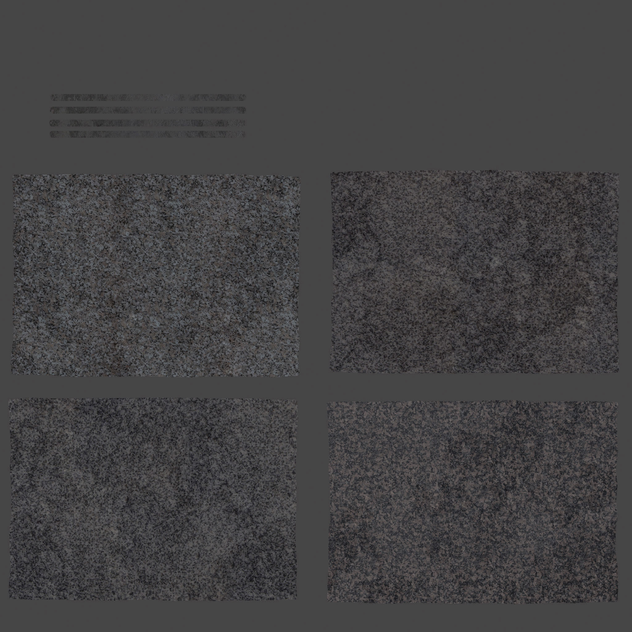 Garden seating area 3D model_5