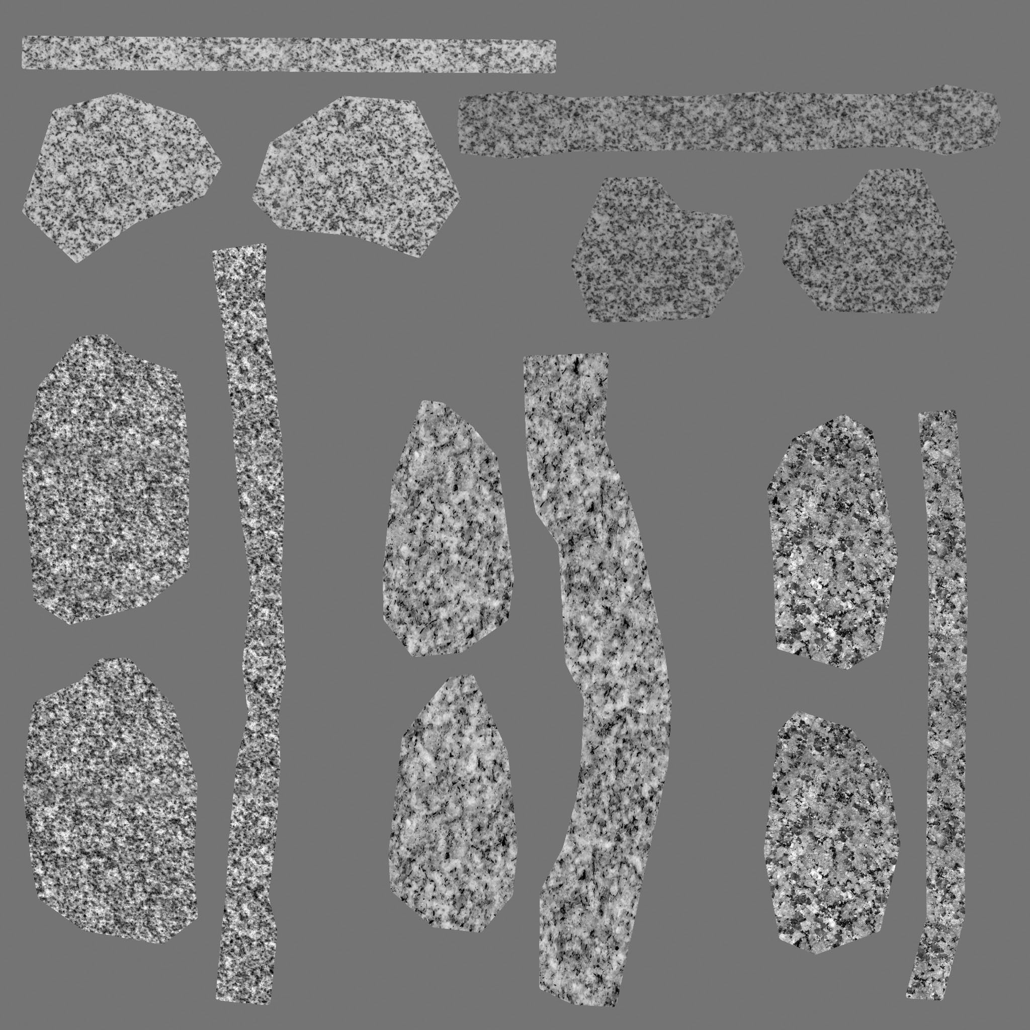 Garden seating area 3D model_31