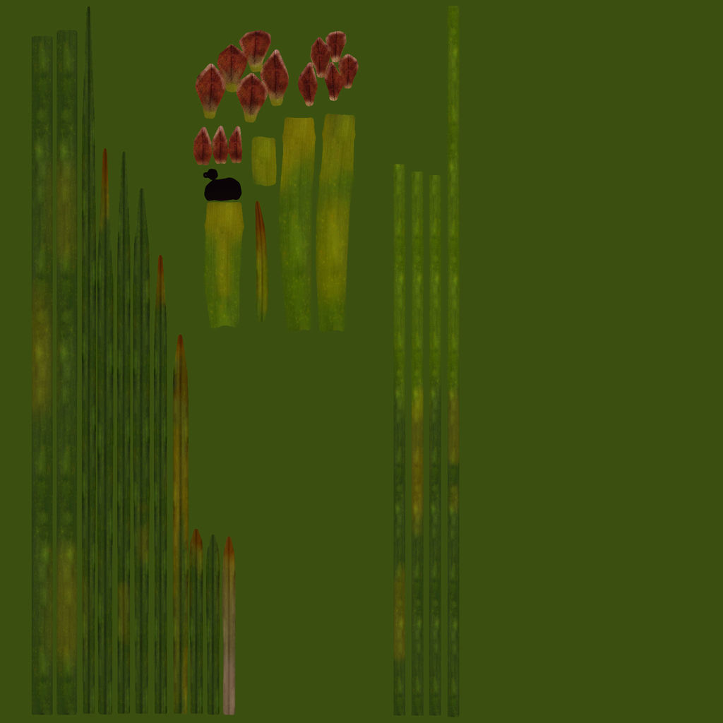 Garden seating area 3D model_16