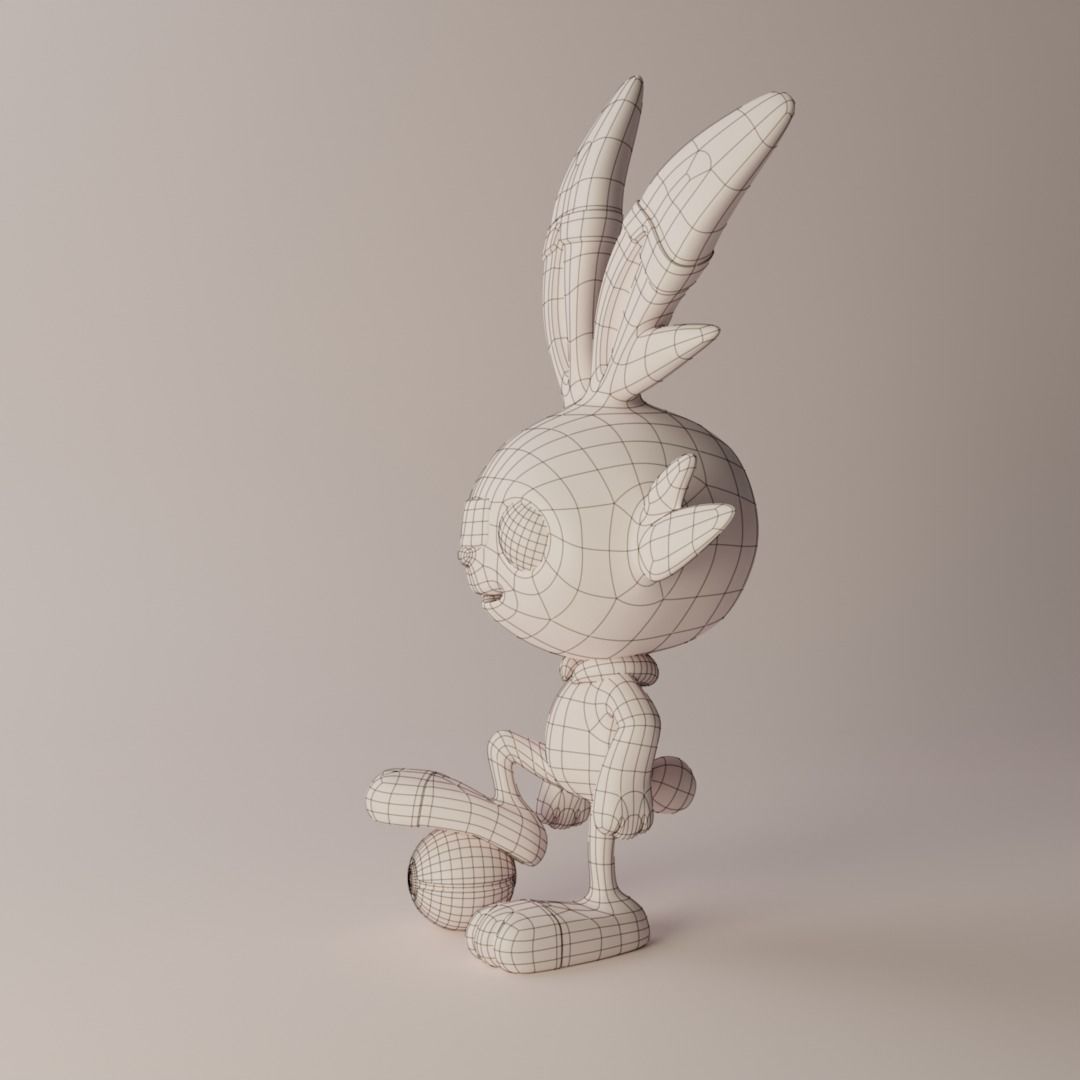 Scorbunny 3D print model_3
