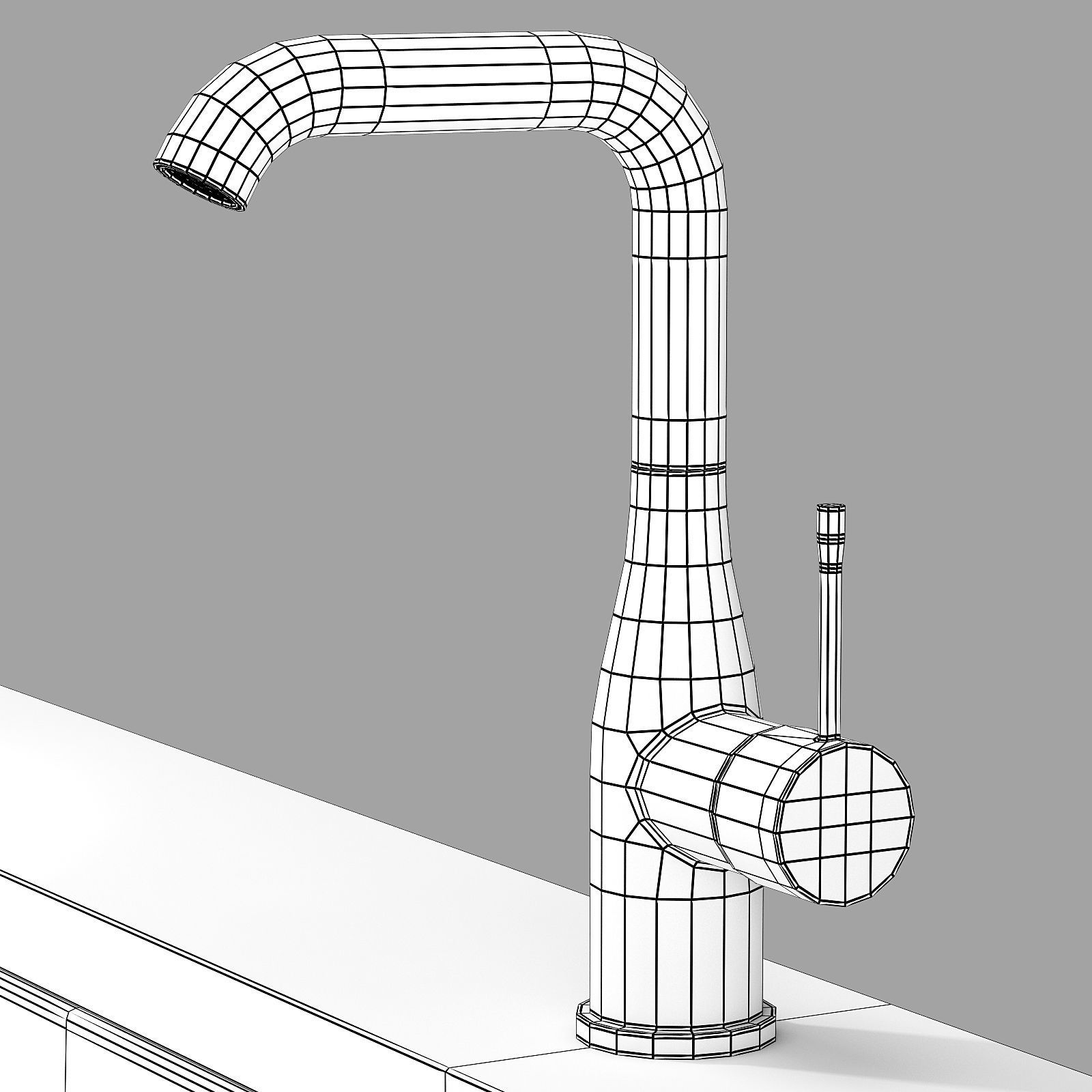Ceramica flaminia miniwash MWL40 3D model_8