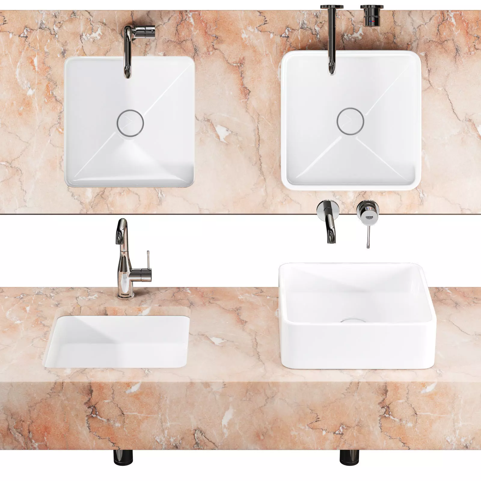 Ceramica flaminia miniwash MWL40 3D model_0