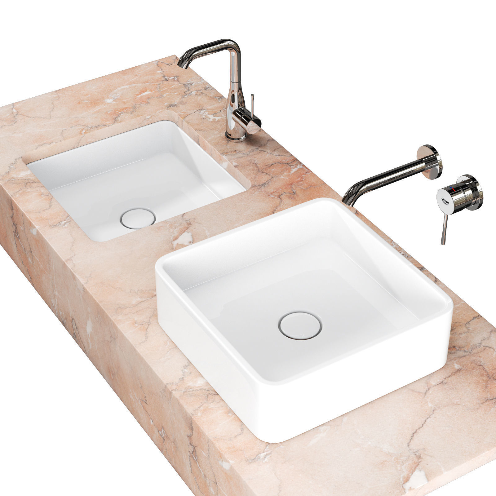 Ceramica flaminia miniwash MWL40 3D model_1