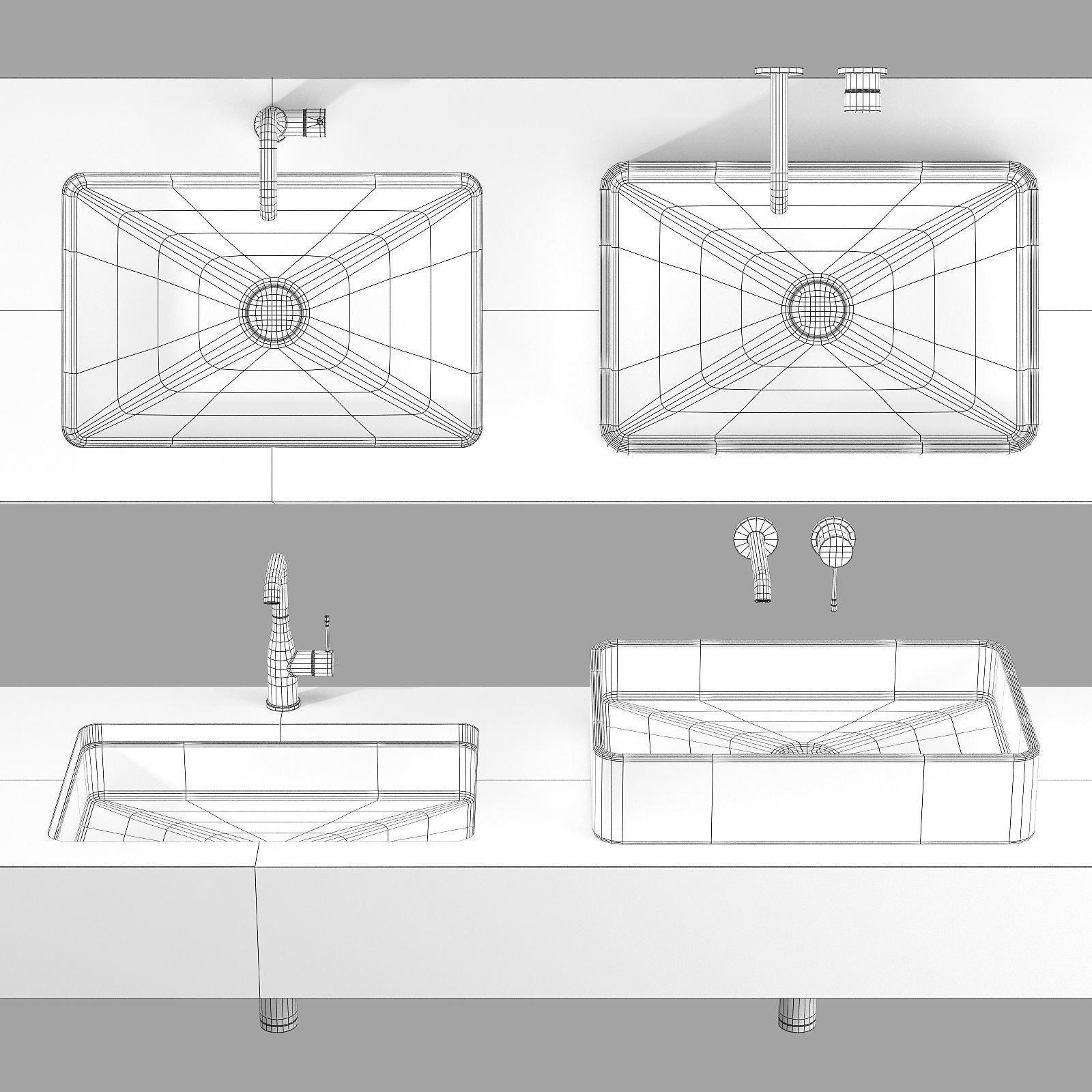 Ceramica flaminia miniwash MWL60 3D model_6